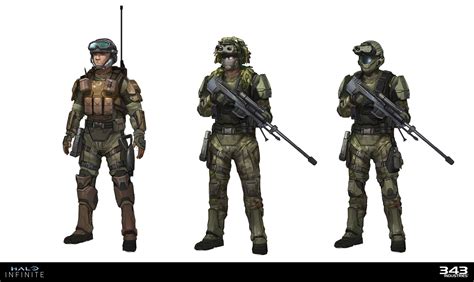 Zack Lee - UNSC Marines Concept Art