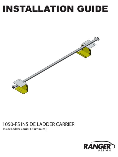 RANGER DESIGN 1050-FS INSTALLATION MANUAL Pdf Download | ManualsLib