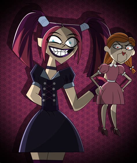 [Total Drama] Scary girl and Mina by ECTTTAN on DeviantArt