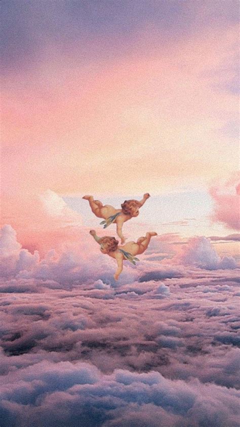 angels | Angel wallpaper, Beautiful wallpaper for phone, Pink clouds ...