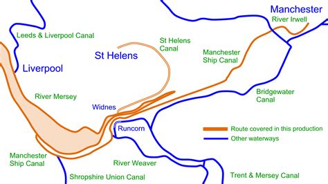 Manchester Ship Canal Maps – Waterway Routes