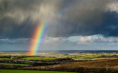 Free photo: Rainbow Storm - Black, Blue, Clouds - Free Download - Jooinn