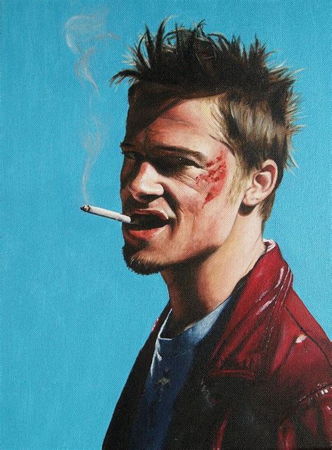 Tyler Durden Cigarette Burn Wallpaper