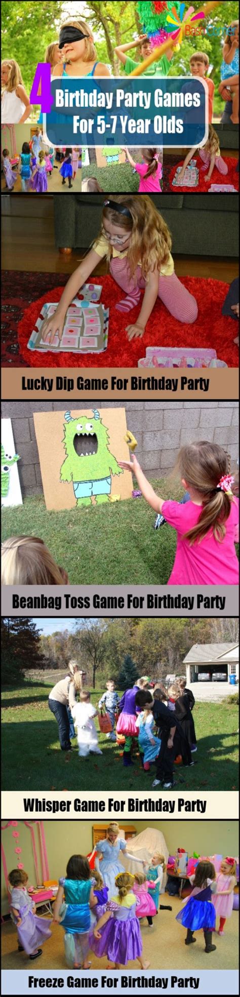 Birthday Party Games For 5-7 Year Olds - Birthday Game Ideas For 7 Year ...