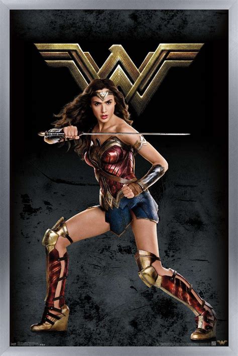 DC Comics Movie - Justice League - Wonder Woman Poster - Walmart.com ...