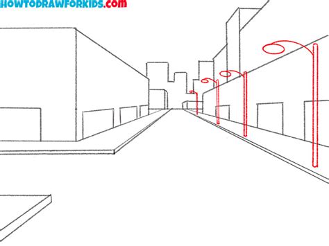 How to Draw a Street - Easy Drawing Tutorial For Kids