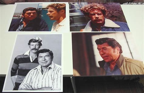 4 Photos of Claude Akins & Frank Converse from TV Series Movin' On