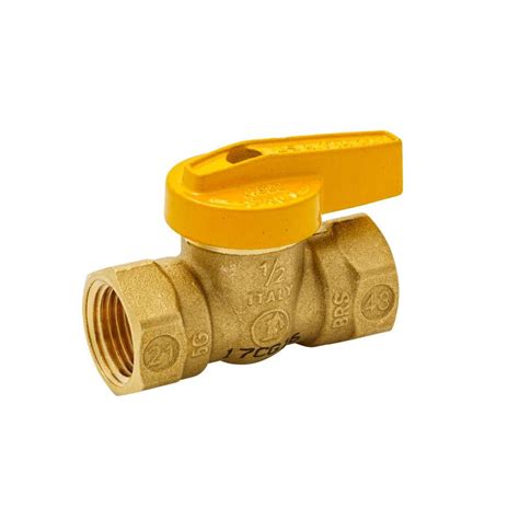 ProLine Series 1/2-in FIP Brass 1-piece Gas Ball Valve Series 7701G 110 ...