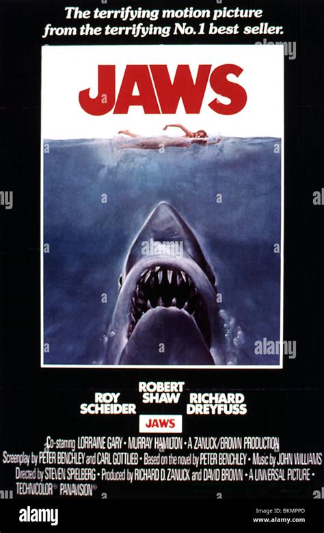 JAWS -1975 POSTER Stock Photo - Alamy