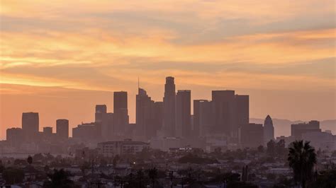 (4K+) Downtown Los Angeles Skyline Day to Night Sunset - Emeric's Timelapse