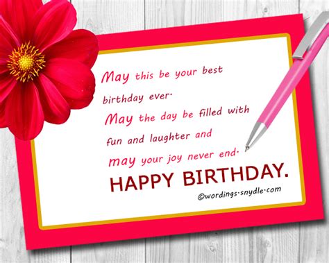 Best Happy Birthday Card Messages - Happy Birthday Card