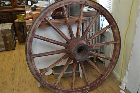 Vintage Wooden Car Wheels