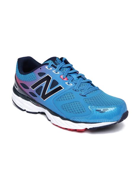 New Balance Men Blue M680RB3 Running Shoes price Myntra. Sports Shoes ...