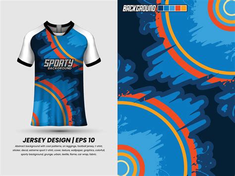 Soccer jersey design for sublimation, sport t shirt design, template ...