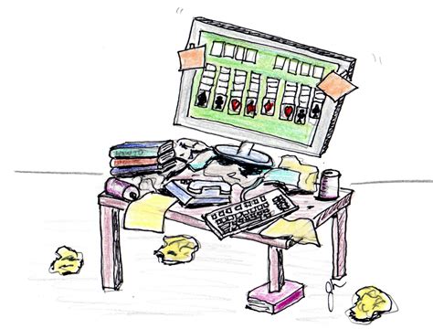 Clipart Messy Desk Cartoon All of these messy desk clipart resources ...