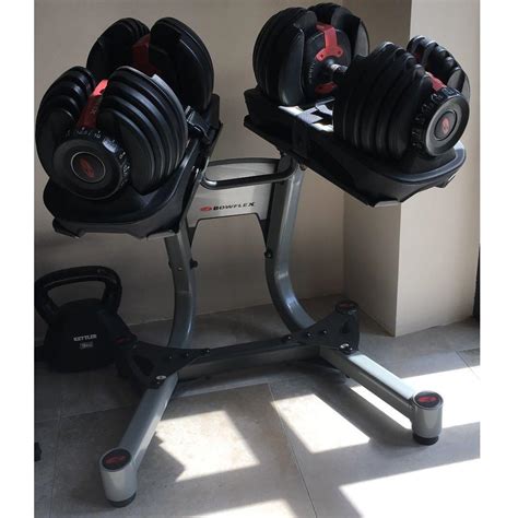 Bowflex SelectTech 552 Adjustable Dumbbells (Pair) & Stand!, Sports ...