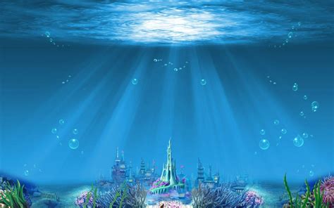 Mermaid kingdom #mermaids #castle #underwater #wallpaper | Hoàng đạo ...