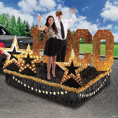 Gold Homecoming Parade Float Decorating Kit – 17 Pc.