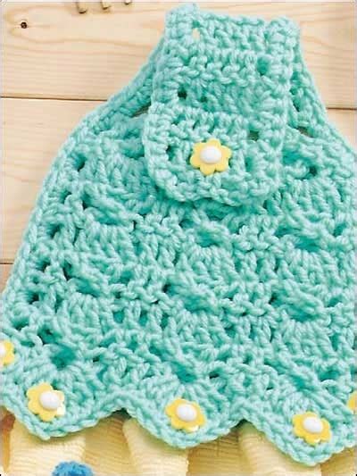 Pretty Towel Topper: free easy pattern. | Crochet towel topper, Crochet ...