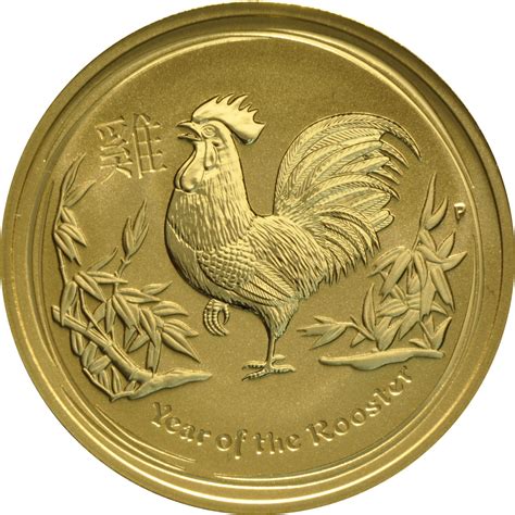 Buy 1oz Perth Mint Lunar Rooster Gold Coin | from BullionByPost - From ...