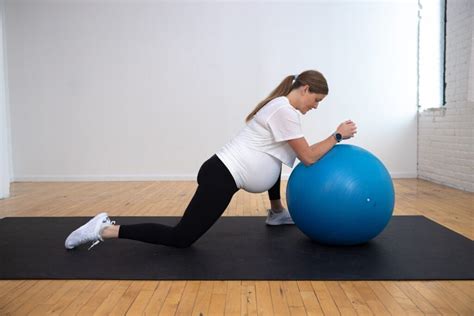 6 Pregnancy Ball Exercises (Prep for Labor) | Nourish Move Love