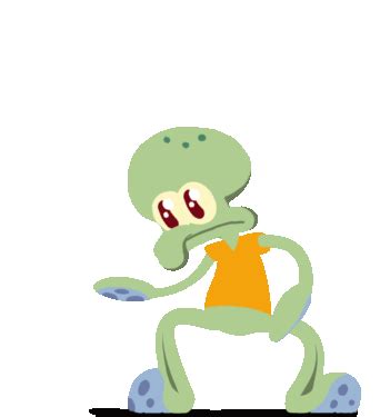 Dab Squidward Sticker – Dab Squidward Spongebob – discover and share GIFs