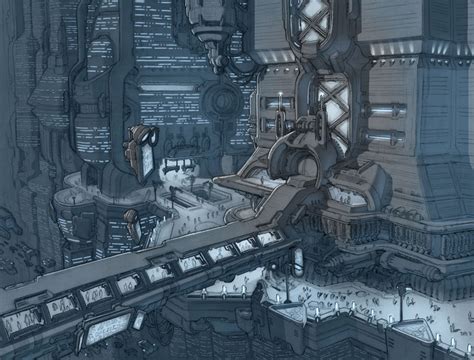 Toph Gorham | Ecumenopolis. | Sci fi background, Futuristic city, Sci ...