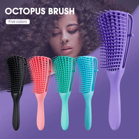 Detangling Hair Brush Scalp Massage Hair Comb Octopus Brush For Wet ...