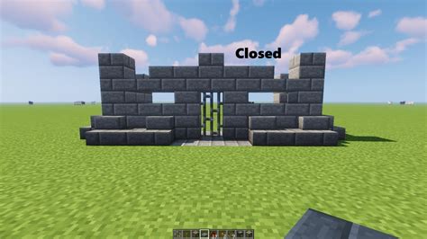 Minecraft How To Make A Glass Piston Door - Glass Door Ideas