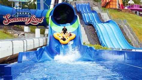 Water Park Family Fun at Skara Sommarland - YouTube