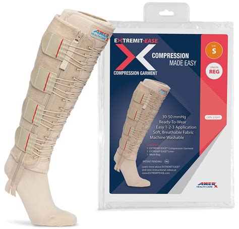 Buy EXTREMIT-EASE Compression Garment 30-50 mmHg Lower Leg Compression ...