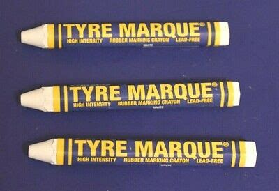 Markal Tyre Marking Paint Stick - White - Raceline Motorsport Racewear