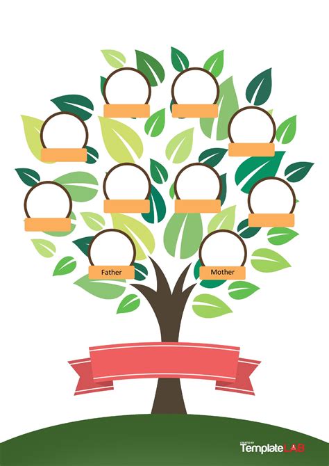 Family Tree Templates (Word, Excel, PDF) - Sarseh.com