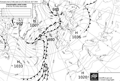 Global Weather Systems European suface pressure charts, fax charts and ...