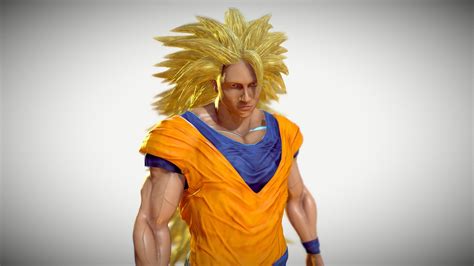 Goku Super Saiyan 3 - Buy Royalty Free 3D model by Tiko (@tikoavp ...