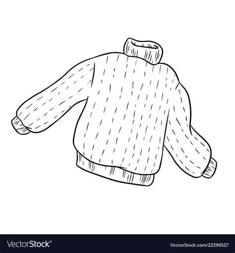 Sweater Outline Template