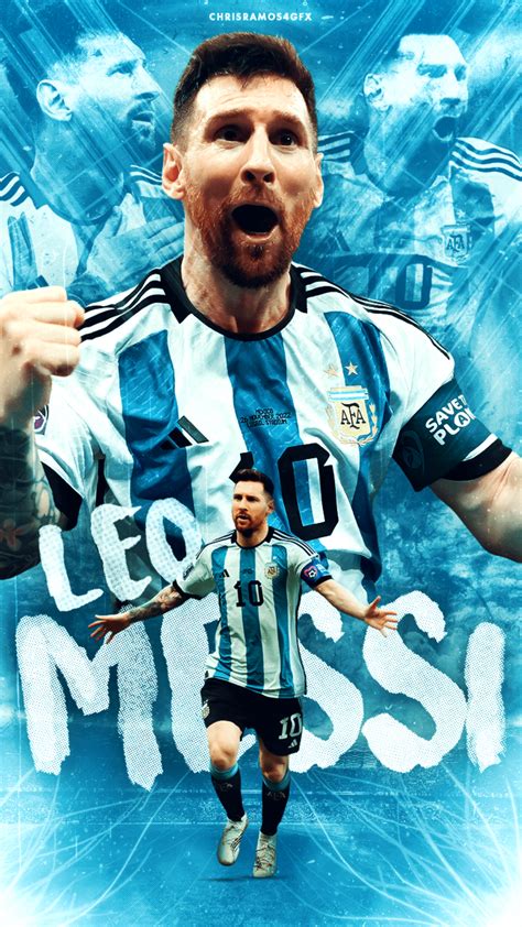 Lionel Messi - Argentina Wallpaper 2022 by ChrisRamos4GFX on DeviantArt