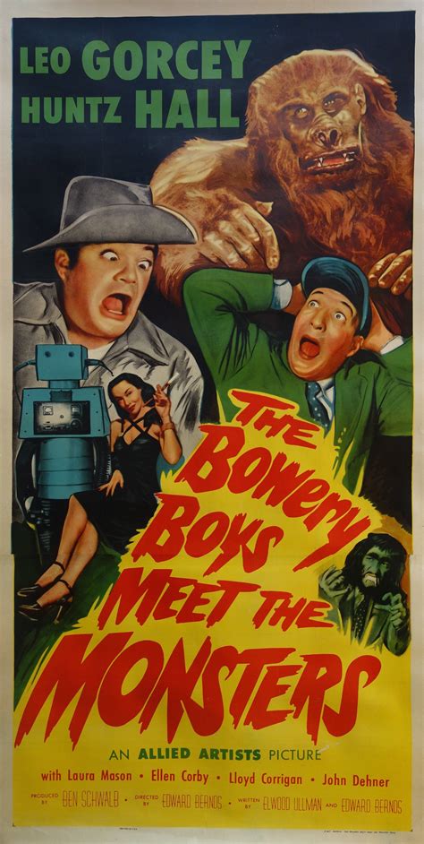 The Bowery Boys Meet The Monsters – Poster Museum