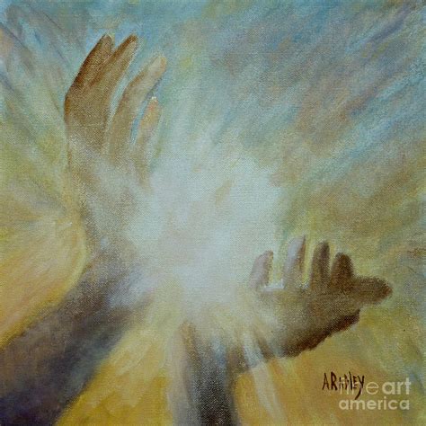 Healing Hands Painting by Ann Radley - Fine Art America