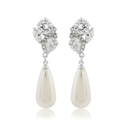 Pearl Clip On Earrings | Award Winning Jewellery | Glitzy Secrets