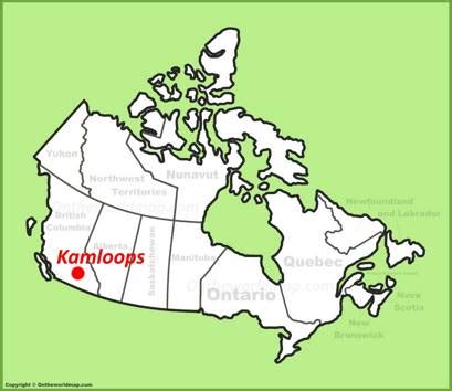 Kamloops Map | British Columbia, Canada | Detailed Maps of Kamloops