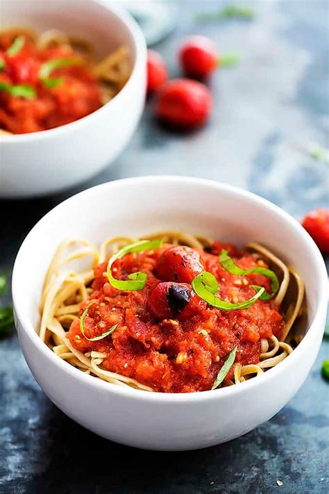 Fire Roasted Tomato Pasta Sauce | Creme De La Crumb