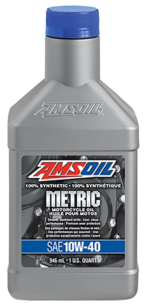 AMSOIL 10W-40 Synthetic Metric Motorcycle Oil (MCF)