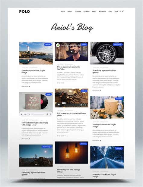 Blog Html Css Template