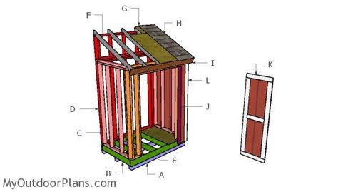 4x6 Double Shed Door Plans | MyOutdoorPlans | Free Woodworking Plans ...