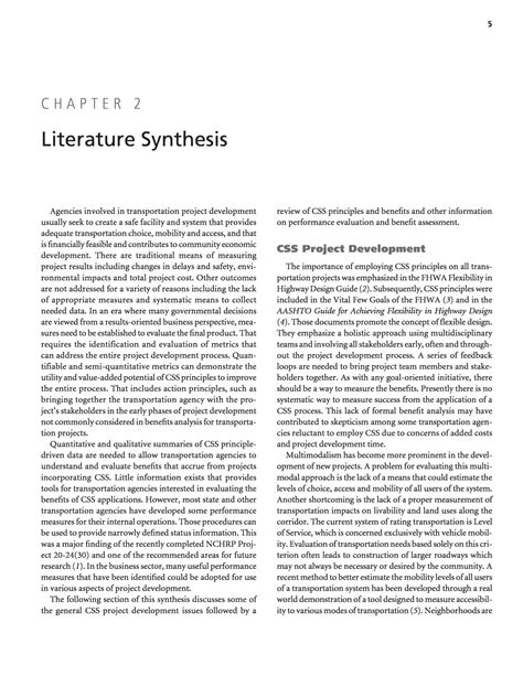 Chapter 2 - Literature Synthesis | Quantifying the Benefits of Context ...