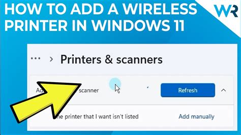 How to add a wireless printer in Windows 11 - YouTube