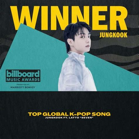 BTS Jungkook ‘SEVEN’ wins Top Global Kpop Song at the 2023 Billboard ...