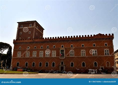 View of the Palazzo Venezia without Tourists Due To the Lockdown ...