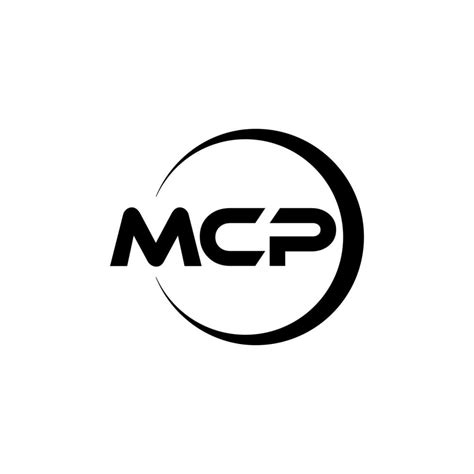 MCP letter logo design in illustration. Vector logo, calligraphy ...